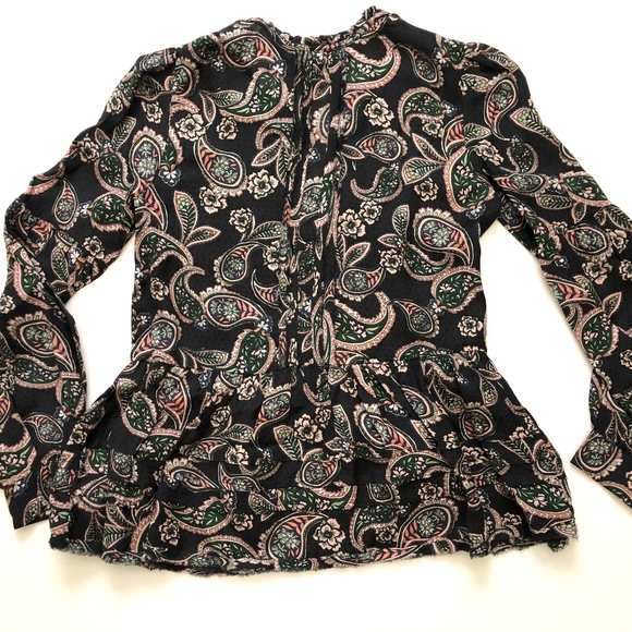 William Rast Atwood Pintuck Tie Neck Top - Picture 8 of 8